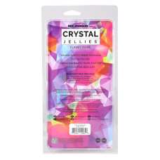 Фалоімітатор Doc Johnson Crystal Jellies - 7 Inch Сlassic Dong - Rainbow