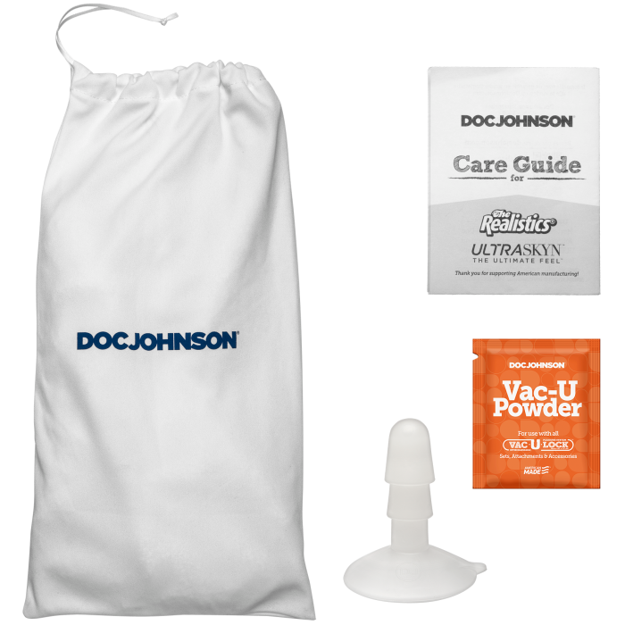 Фалоімітатор Doc Johnson The Realistic Cock ULTRASKYN - 9 Inch Chocolate
