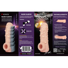 Насадка на член Kokos Nude Sleeve NS 002 S