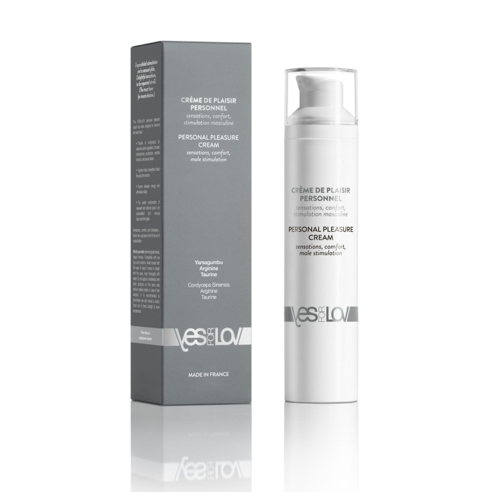 Крем для мастурбації YESforLOV PERSONAL PLEASURE CREAM 50 мл, посилює ерекцію, екстракт кордицепсу