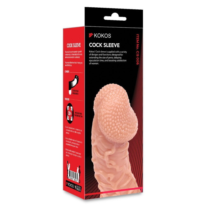 Насадка на член Kokos Cock Sleeve CS 006 S (м'яте паковання!!!)