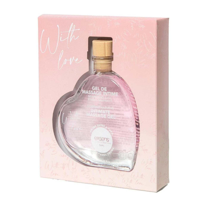 Розпродаж!!! Масажний гель EXSENS With Love Cotton Candy 50 мл (термін 04.2027)