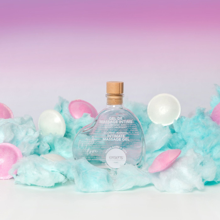 Розпродаж!!! Масажний гель EXSENS With Love Cotton Candy 50 мл (термін 04.2027)