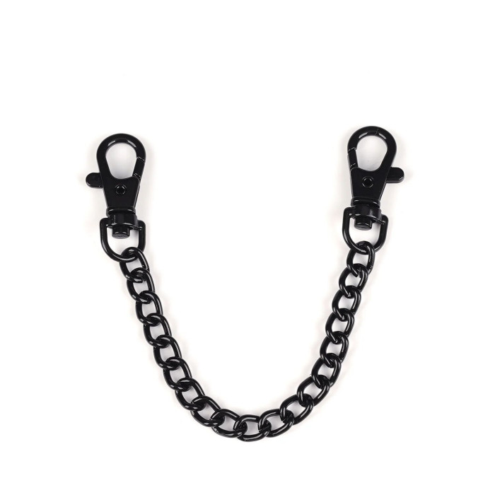 Поножі Liebe Seele Flower Rhythm - Black and Red Leather Flowers Hand Cuffs