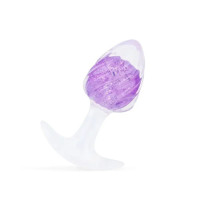 Анальна пробка Liebe Seele Icecream-shaped Crystal Anal Plug - Purple Small