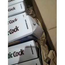 Фалоімітатор Doc Johnson The Realistic Cock 8 inch White - ULTRASKYN, Vack-U-Lock (м'яте паковання!!!)
