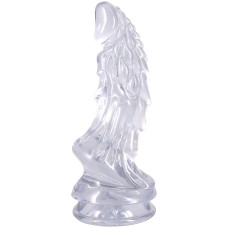 Фентезійний фалоімітатор Doc Johnson Crystal Jellies - Invader Dong 8.5 Inch - Clear