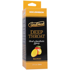 Спрей для мінету Doc Johnson GoodHead DeepThroat Spray - Mango 59мл (м'яте паковання!!!)