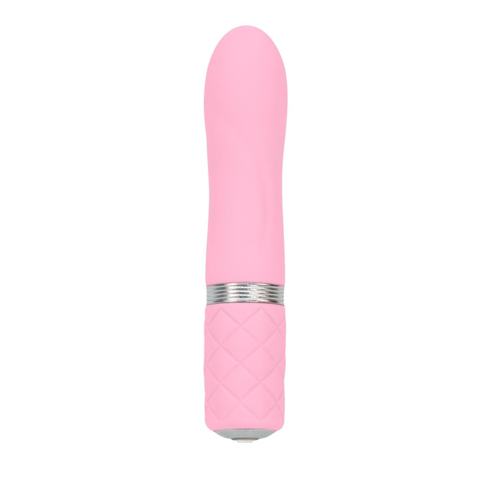 Розкішний вібратор PILLOW TALK - Flirty Pink з кристалом Swarovski, гнучка головка