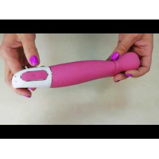 Потужний вібратор Satisfyer Vibes Petting Hippo з гнучким стовбуром, літій силікон, 12 режимів