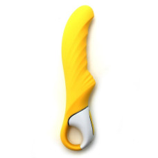 Потужний вібратор Satisfyer Vibes Yummy Sunshine з гнучким стовбуром і стимул. рельєфом, 12 режимів