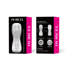 Мастурбатор Dorcel Double OO, двосторонній, два рельєфи