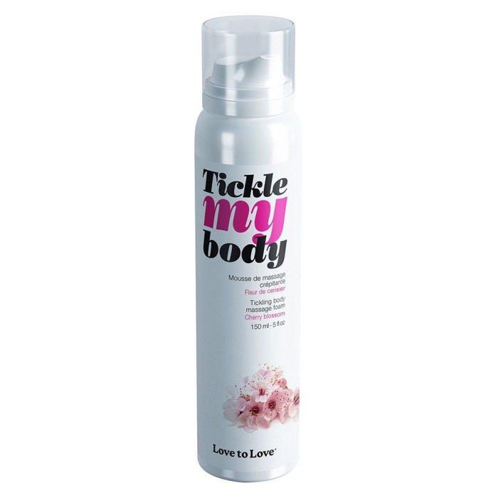 Масажна піна Love To Love TICKLE MY BODY Cherry Blossom (150 мл) зволожувальна