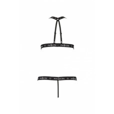 Напівпрозоре боді з вирізами Passion Exclusive Mirajane Body black XXL/XXXL, black