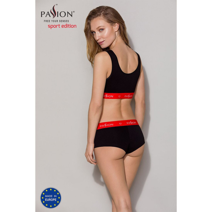 Спортивний топ на широких бретелях Passion PS003 TOP L, black