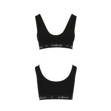 Спортивний топ з широкою гумкою Passion PS004 TOP M, black