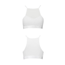 Спортивний топ з прозорою вставкою Passion PS006 TOP L, white