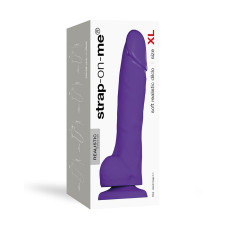 Реалістичний фалоімітатор Strap-On-Me SOFT REALISTIC DILDO Violet - Size XL