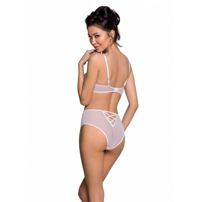 Еротичний комплект з малюнком Passion LOVELIA BIKINI XXL/XXXL, white