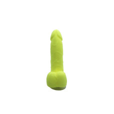 Мило у формі пеніса Чистий Кайф Yellow size S, крафтове мило-член, натуральне