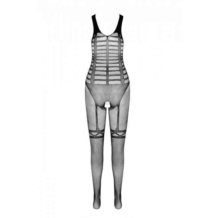Сітчастий тілесний бодістокінг-боді з симетричним малюнком Casmir CA005
