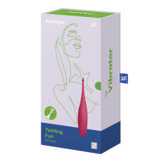 Вібратор для клітора Satisfyer Twirling Fun Poppy Red