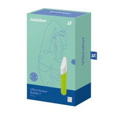 Мінівібратор із гнучким язичком Satisfyer Ultra Power Bullet 7 Green