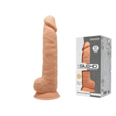 Фалоімітатор реалістичний SilexD Arnold Flesh (MODEL 5 size 10in), двошаровий, силікон+Silexpan