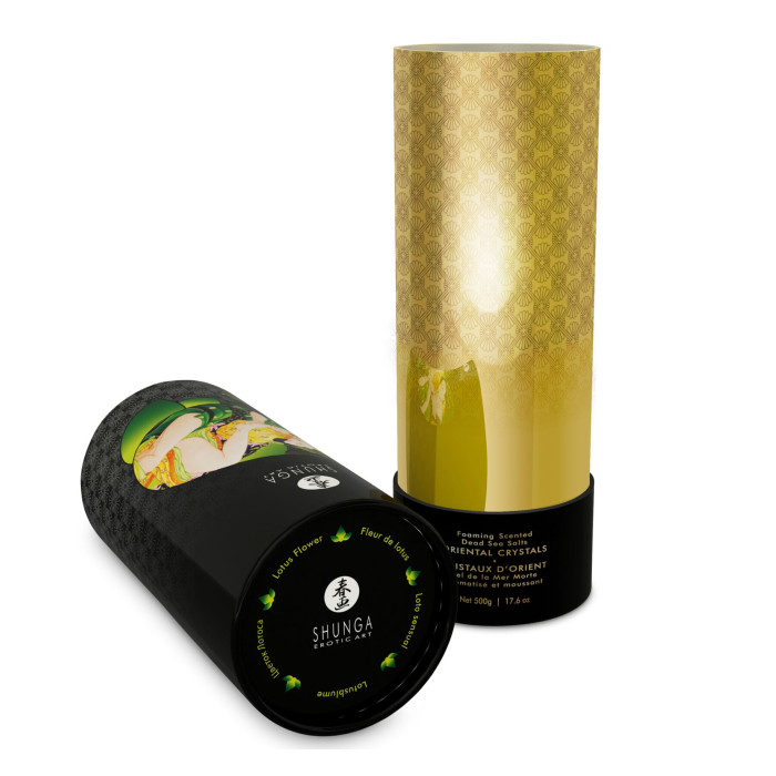 Сіль для ванни Shunga Oriental Crystals Bath Salts ORGANIC — Lotus Flower (500 г) сіль Мертвого моря