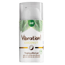 Рідкий вібратор Intt Vibration Coconut Vegan (15 мл),  дуже смачний, діє до 30 хвилин