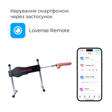 Смарт секс-машина Lovense Sex Machine, два штоки та фалоімітатори, можна для вебкаму