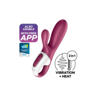 Смарт вібратор-кролик із підігрівом Satisfyer Hot Bunny