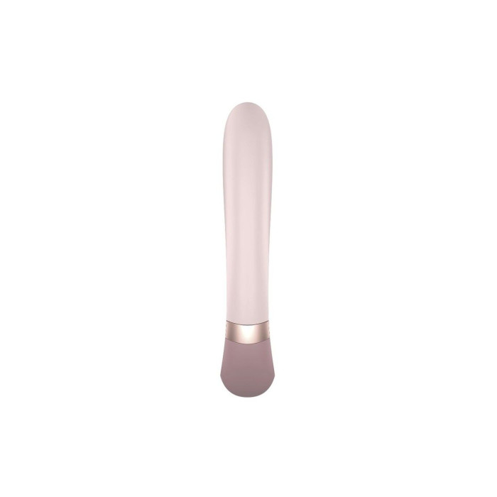 Смарт вібратор-кролик із підігрівом Satisfyer Heat Wave Mauve