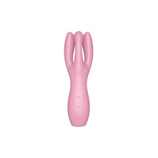 Кліторальний вібратор Satisfyer Threesome 3 Pink з трьома пальчиками