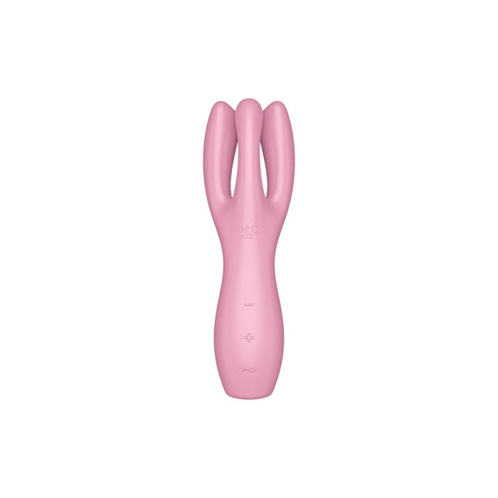Кліторальний вібратор Satisfyer Threesome 3 Pink з трьома пальчиками