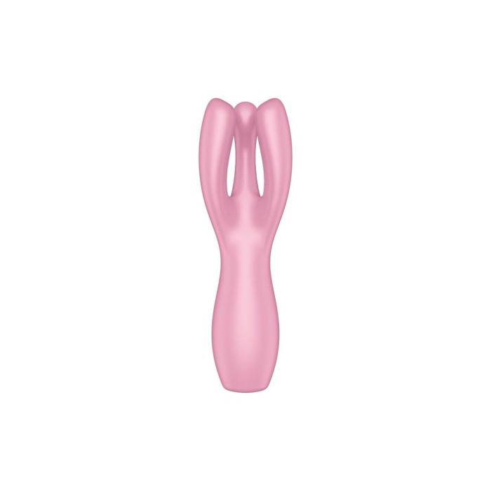 Кліторальний вібратор Satisfyer Threesome 3 Pink з трьома пальчиками