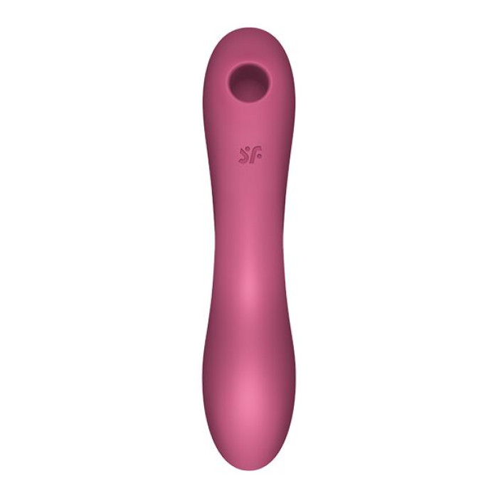 Вакуумний стимулятор із вібрацією Satisfyer Curvy Trinity 3 Red