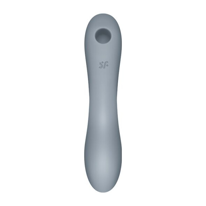 Вакуумний стимулятор з вібрацією Satisfyer Curvy Trinity 3 BlueGrey