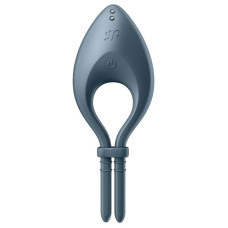 Ерекційне смарт-віброкільце ласо з регулюванням розміру Satisfyer Bullseye Dark Blue