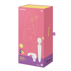Смарт-вібромасажер зі змінною головкою Satisfyer Double Wand-er