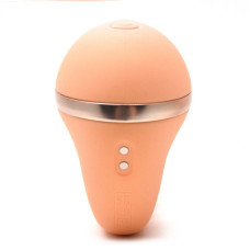 Вакуумний вібратор KISTOY Tina Mini Orange, вагінально-кліторальний