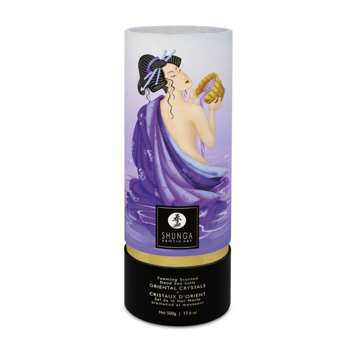 Пінлива сіль для ванни Shunga Dead Sea salt Oriental Crystals — Exotic Fruits (500 г)