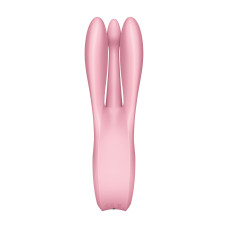 Кліторальний вібратор Satisfyer Threesome 1 Pink з трьома гнучкими пальчиками