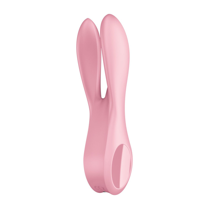 Кліторальний вібратор Satisfyer Threesome 1 Pink з трьома гнучкими пальчиками