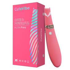 Вакуумний стимулятор з вібрацією CuteVibe Foxy Sakura