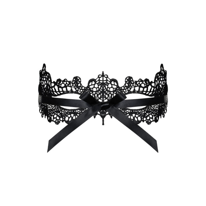 Мереживна маска Obsessive A701 mask, єдиний розмір, чорна