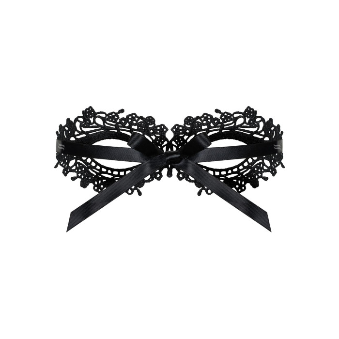 Мереживна маска Obsessive A710 mask, єдиний розмір, чорна