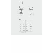 Еротичний костюм гепарду Obsessive Gepardina 3 pcs costume S/M, чорний, хутряне оздоблення, монокіні