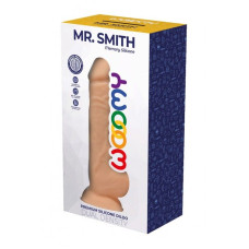 Силіконовий фалоімітатор Wooomy Mr.Smith, термореактивний, з присоскою, довжина 17,5, діаметр 3,3 см