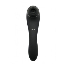 Вакуумний стимулятор з вібрацією Wooomy Smoooch Black Clitoral Suction & Vibration